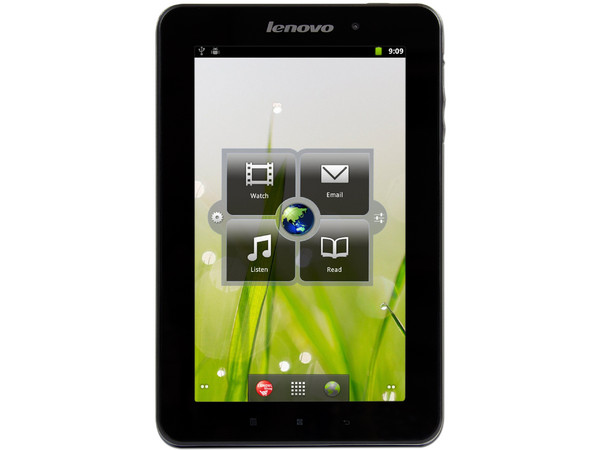 Tablet Lenovo ideapad A1 con Android 2.3, Wi-Fi, 2 Cámaras, Pantalla LED Multitouch de 7
