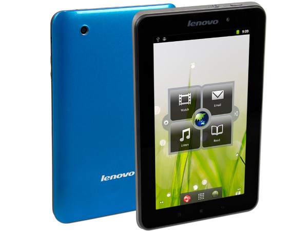 Tablet Lenovo ideapad A1 con Android 2.3, Wi-Fi, 2 Cámaras, Pantalla LED Multitouch de 7