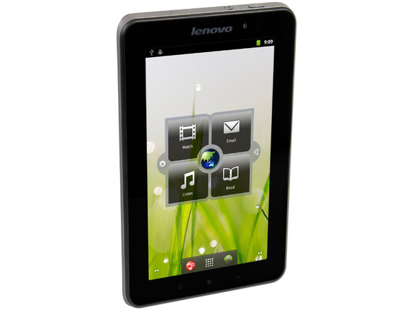 Tablet Lenovo ideapad A1 con Android 2.3, Wi-Fi, 2 Cámaras, Pantalla LED Multitouch de 7