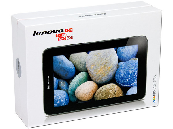 Tablet Lenovo IdeaTab A2107 con Android 4.0, Wi-Fi, 2 Cámaras, Pantalla LED Multitouch de 7