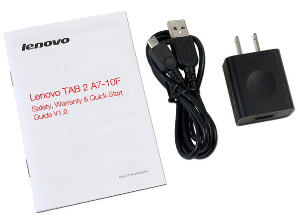 Tablet Lenovo TAB 2 A7-10F con Android 4.4, Wi-Fi, Cámara, Pantalla LED Multitouch IPS de 7
