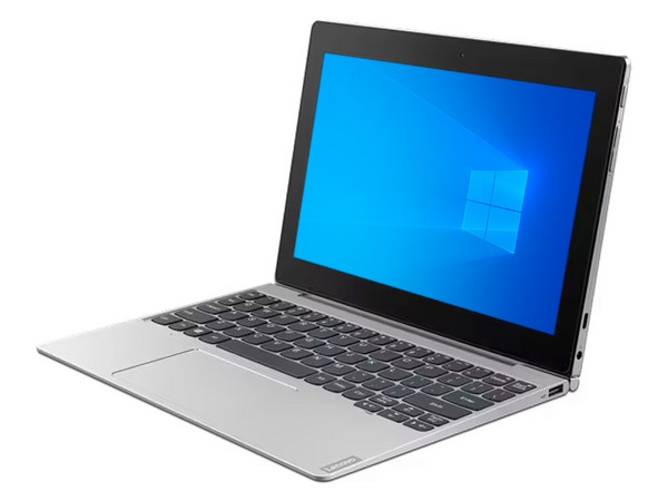 Tablet Lenovo IdeaPad D330-10IGM: 
Procesador Intel Celeron N4000, 
Memoria RAM de 4GB, Almacenamiento de 64GB, 
Pantalla LED 10.1