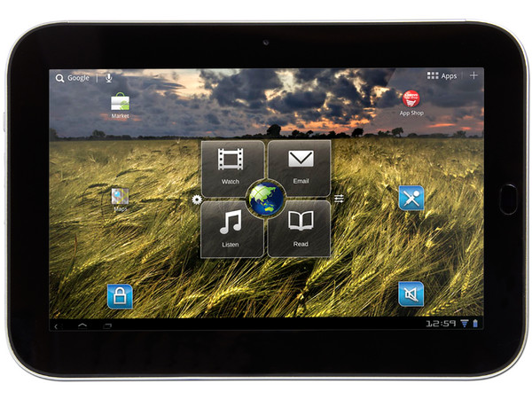 Tablet Lenovo ideapad K1 con Android 3.1 (Honeycomb), Wi-Fi, 2 Cámaras, Pantalla LED Multitouch de 10.1