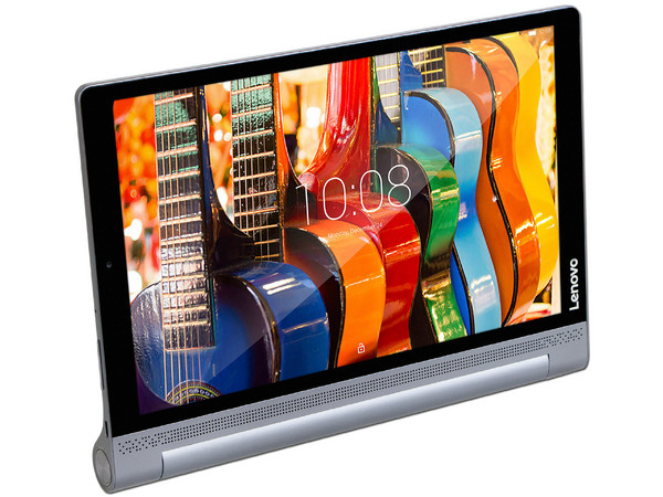 Tablet Lenovo Yoga Tab 3 Pro (ZA0F0045MX):
Procesador Intel Atom x5-Z8500 (hasta 2.24 GHz),
Memoria de 2GB, Almacenamiento de 32GB,
Pantalla de 10’’, Proyector integrado,
Red WiFi 802.11 b/g/n Bluetooth 4.0,
Android 5.1.
