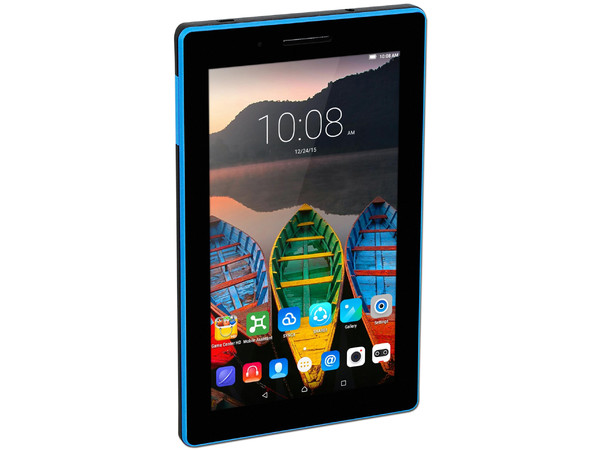 Tablet Lenovo TAB3 7 Essential:
Red Inalámbrica 3G,
Procesador Quad-Core(1.30 GHz),
Memoria RAM de 1GB, Almacenamiento de 8GB,
Pantalla LED Multitouch de 7