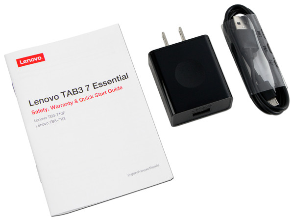 Tablet Lenovo TAB3 7 Essential:
Red Inalámbrica 3G,
Procesador Quad-Core(1.30 GHz),
Memoria RAM de 1GB, Almacenamiento de 8GB,
Pantalla LED Multitouch de 7