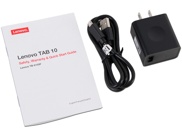 Tablet Lenovo TAB 10 TB-X103F:
Procesador Snapdragon 212 Quad Core (1.3 GHz),
Memoria RAM de 1GB, Almacenamiento de 16GB,
Pantalla LED Multi-Touch IPS de 10