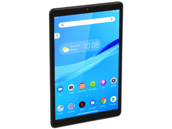 Tablet Lenovo Smart Tab M8: 
Procesador Helio A22 Quad Core (2.00 GHz), 
Memoria RAM de 2GB, Almacenamiento de 32GB, 
Pantalla LED Multi Totuch de 8