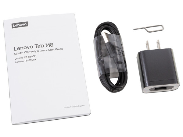 Tablet Lenovo Tab M8: 
Procesador MediaTek Helio A22 (2.0 GHz), 
Memoria RAM de 2GB, Almacenamiento de 32GB, 
Pantalla LED Multi touch de 8