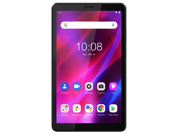 Tablet Lenovo Tab M7 G3 TB-7306F:
Procesador MediaTek MT8166 Quad Core (hasta 2.0 GHz),
Memoria RAM de 2GB, Almacenamiento de 32GB,
Pantalla LED Multi Touch de 7