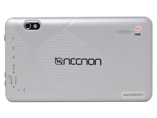 Tablet Necnon M002Q-2-PL:
Procesador Allwinner A50 (hasta 1.8 GHz),
Memoria RAM de 2GB, Almacenamiento de 16GB,
Pantalla LED Multi Touch de 7