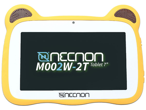 Tablet NECNON M002W-2T-AZ:
Procesador Allwinner 50A Quad-core ARM Cortex A7,
Memoria RAM de 2GB, Almacenamiento de 16GB,
Soporta Micro SD, Pantalla de 7