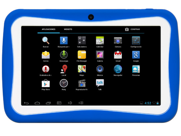 Tablet con Android 4.2, Wi-Fi, 2 Cámaras, Pantalla Multi-touch de 7