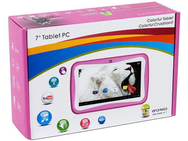 Tablet con Android 4.2, Wi-Fi, 2 Cámaras, Pantalla Multi-touch de 7