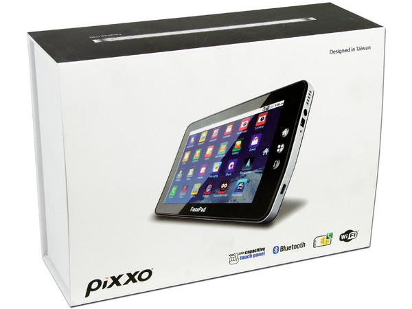 Tablet Pixxo Facepad con Android 2.2, Wi-Fi, 2 Cámaras y Pantalla Touch Capacitiva de 7