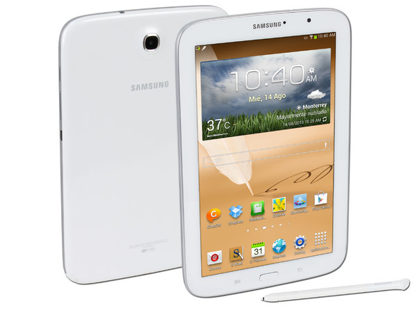 Tablet Samsung Galaxy Note 8.0 con Android 4.1, Wi-Fi, 2 Cámaras, Pantalla Multitouch de 8