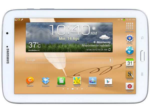 Tablet Samsung Galaxy Note 8.0 con Android 4.1, Wi-Fi, 2 Cámaras, Pantalla Multitouch de 8