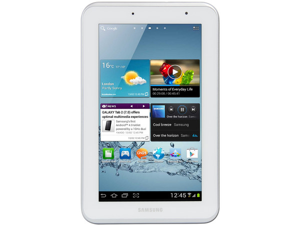 Tablet Samsung Galaxy Tab 2 con Android 4.0, Wi-Fi, 2 Cámaras, Pantalla LCD Multitouch de 7