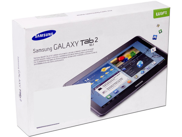 Tablet Samsung Galaxy Tab 2 con Android 4.0 (Ice Cream Sandwich), Wi-Fi, 2 Cámaras, Pantalla LCD Multitouch de 10.1