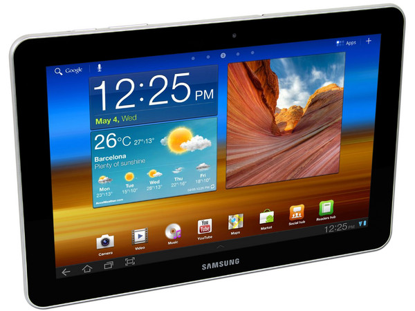 Tablet Samsung Galaxy Tab con Android 3.1 Honeycomb, Wi-Fi, 2 Cámaras, Pantalla Multitouch capacitiva de 10.1
