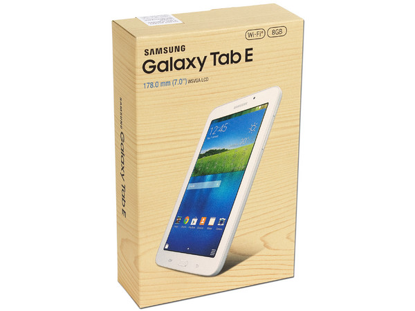 Tablet Samsung Galaxy Tab E con Android 4.4, Wi-Fi, 2 Cámaras, Pantalla LED Multitouch de 7
