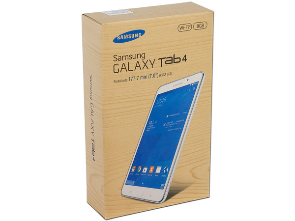 Tablet Samsung Galaxy Tab 4 con Android 4.2, Wi-Fi, 2 Cámaras, Pantalla LED Multitouch de 7