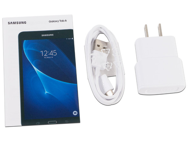 Tablet Samsung Galaxy Tab A:
Procesador Quad-Core (1.3GHz),
Memoria RAM de 1.5GB, Almacenamiento de 8GB,
Soporta micro SD, Pantalla de 7