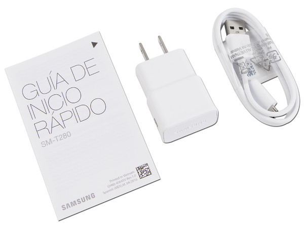 Tablet Samsung Galaxy Tab A6:
Procesador Quad-Core(1.30 GHz),
Memoria RAM de 1.5GB, Almacenamiento de 8GB,
Pantalla de 7