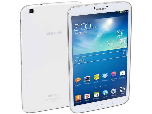 Tablet Samsung Galaxy Tab 3 con Android 4.1, Wi-Fi, 2 Cámaras, Pantalla LED Multitouch de 8