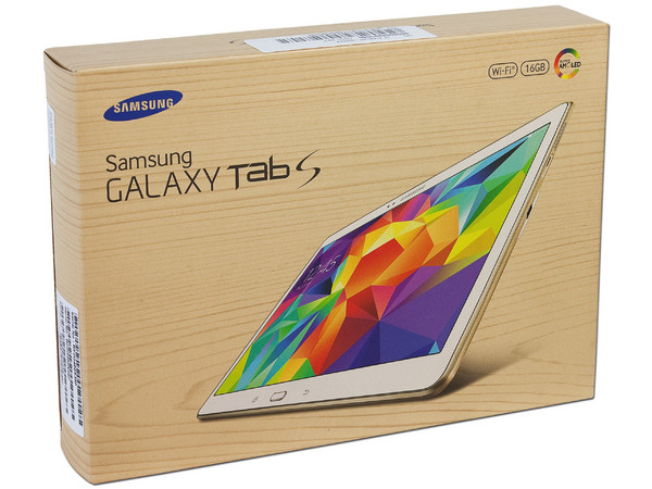 Tablet Samsung GALAXY Tab S con Android 4.4, Wi-Fi, 2 Cámaras, Pantalla Super AMOLED Multitouch de 10.5