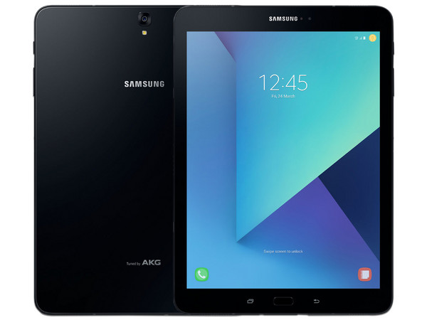 Tablet Samsung Galaxy S3 (LTE):
Procesador Snapdragon 820 Quad-Core (hasta 2.15 GHz),
Memoria RAM de 4GB, Almacenamiento de 32GB,
Cámaras: 5MP/13MP, Pantalla Multi-Touch de 9.7,
Red Bluetooth, Wi-Fi 802.11 b/g/n, 4G (LTE)
Android 7.0. Color Negro.