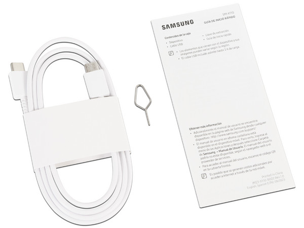 Tablet Samsung Galaxy Tab A9+:
Procesador Octa Core (hasta 2.2 GHz),
Memoria RAM de 8GB, Almacenamiento de 128GB,
Pantalla LED Multi Touch de 11