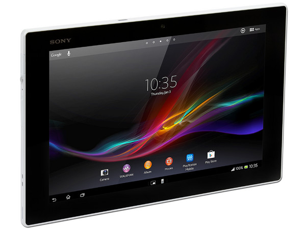 Tablet SONY XPERIA Z con Android 4.1, Wi-Fi, 2 Cámaras, Pantalla Full HD de 10.1