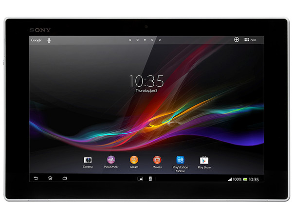 Tablet SONY XPERIA Z con Android 4.1, Wi-Fi, 2 Cámaras, Pantalla Full HD de 10.1