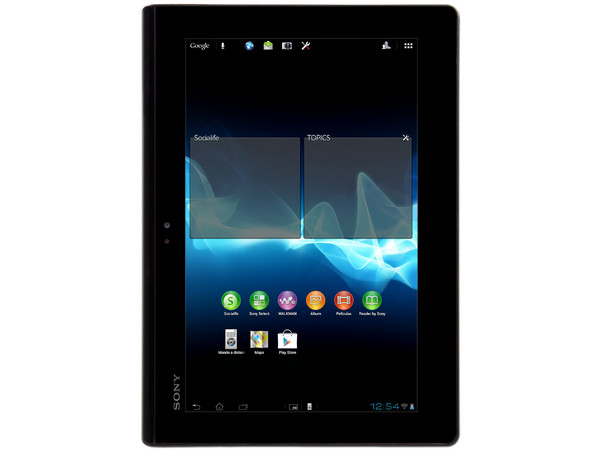 Tablet Sony Xperia con Android 4.0, Wi-Fi, 2 Cámaras, Pantalla LED HD MultiTouch IPS de 9.4