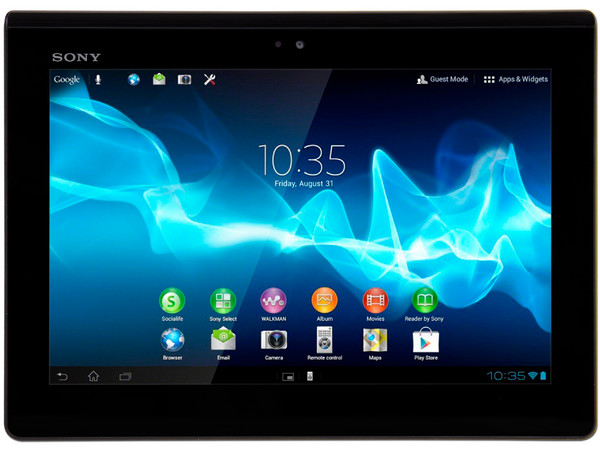 Tablet Sony Xperia con Android 4.0, Wi-Fi, 2 Cámaras, Pantalla LED HD MultiTouch IPS de 9.4
