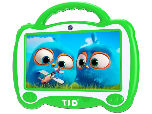 Tablet TJD Kids: 
Procesador Quad Core (hasta 1.3 GHz),
Memoria RAM de 1GB, Almacenamiento de 16GB,
Pantalla LED Multi Touch de 7
