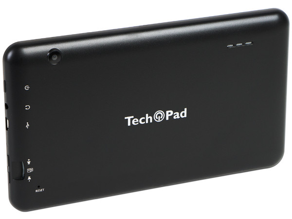 Tablet Tech Pad 781N:
Procesador Quad Core (1.0 GHz),
Memoria RAM de 1GB, Almacenamiento de 8GB,
Soporta microSD, Pantalla de 7