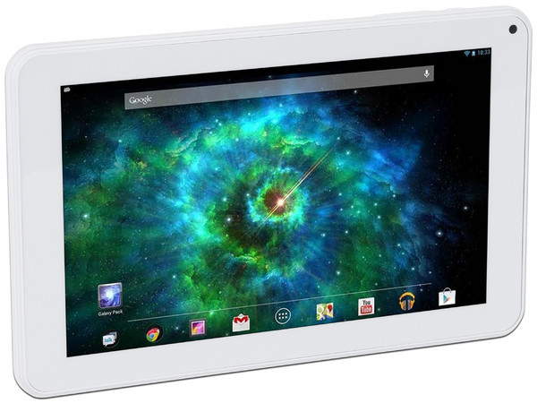 Tablet TechPad X9:
Procesador Rockchip RK3126 Quad Core (1.30 GHz),
Memoria RAM de 1GB , Almacenamiento de 16GB,
Doble Cámara, Pantalla Multi-Touch de 9