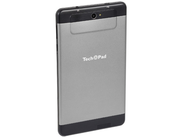 Tablet TechPad 3GR:
Red Inalámbrica 3G,
Procesador Quad Core (1.30 GHz),
Memoria RAM de 1GB , Almacenamiento de 16GB,
Pantalla Multi-Touch de 7