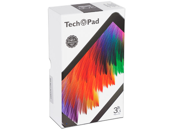 Tablet TechPad 3GR:
Red Inalámbrica 3G,
Procesador Quad Core (1.30 GHz),
Memoria RAM de 1GB , Almacenamiento de 16GB,
Pantalla Multi-Touch de 7