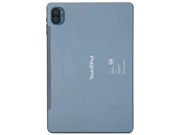 Tablet TECHPAD R10:
Procesador Allwinner A133 (Hasta 1.6Ghz),
Memoria RAM de 4GB,
Almacenamiento de 64GB,
Pantalla IPS de 10.1