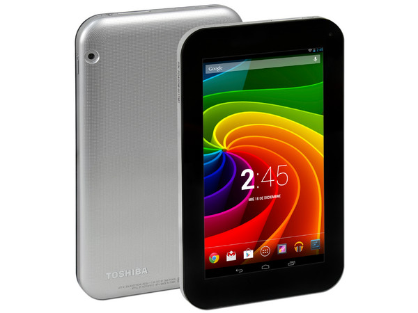 Tablet Toshiba excite 7 con Android 4.2, Wi-Fi, 2 Cámaras, Pantalla Multi-touch de 7