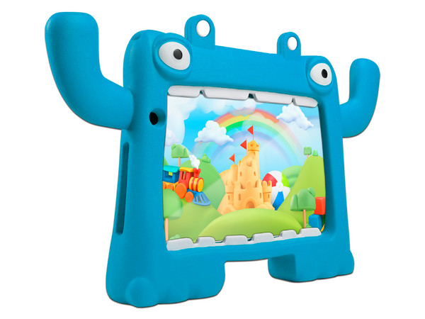 Tablet Vorago Pad 8 Kids:
Procesador Quad Core (hasta 2Ghz),
Memoria RAM de 4GB, Almacenamiento de 64GB,
Pantalla LED Multi-touch de 8