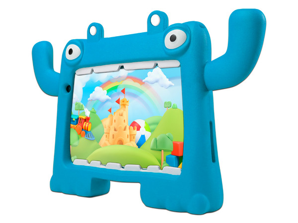 Tablet Vorago Pad 8 Kids:
Procesador Quad Core (hasta 2Ghz),
Memoria RAM de 4GB, Almacenamiento de 64GB,
Pantalla LED Multi-touch de 8