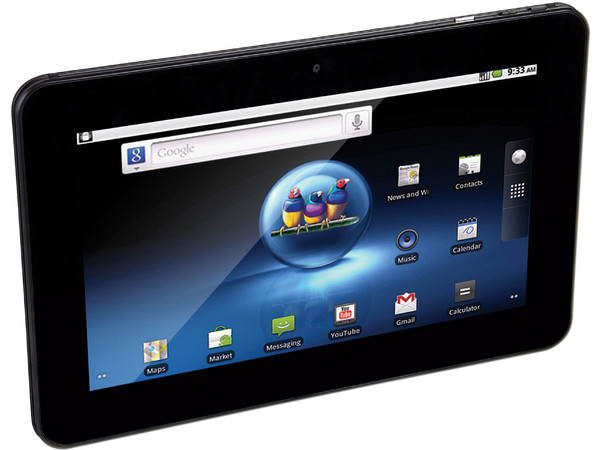 Tablet ViewSonic ViewPad 10s con Android 2.2, Wi-Fi, 1 Cámara y Pantalla Multitouch de 10.1