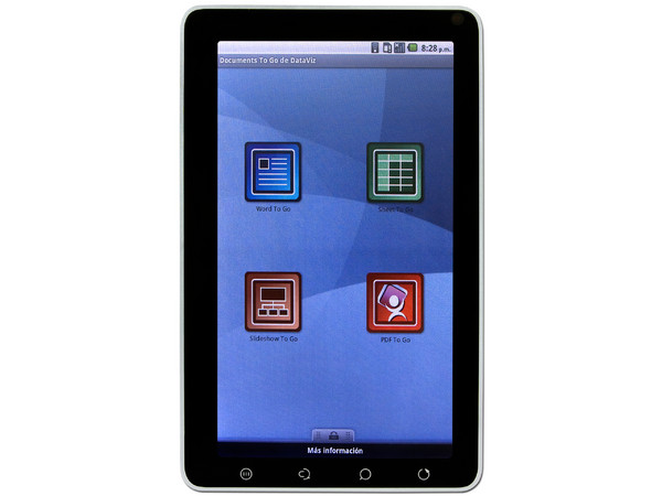 Tablet ViewSonic ViewPad 7 con Android 2.2, Wi-Fi, 2 Cámaras y Pantalla Multitouch de 7