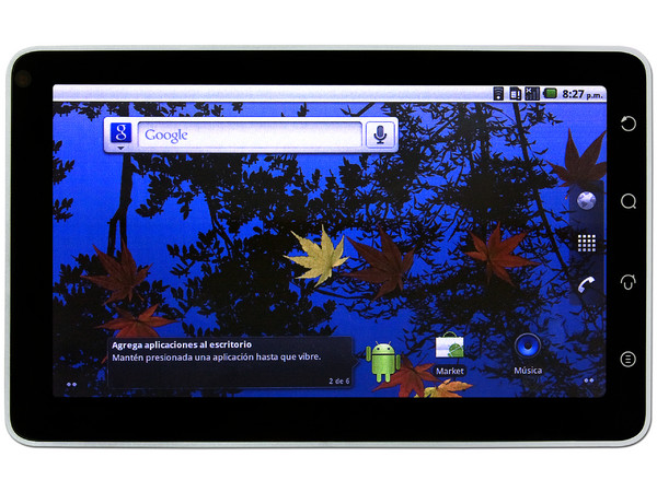 Tablet ViewSonic ViewPad 7 con Android 2.2, Wi-Fi, 2 Cámaras y Pantalla Multitouch de 7