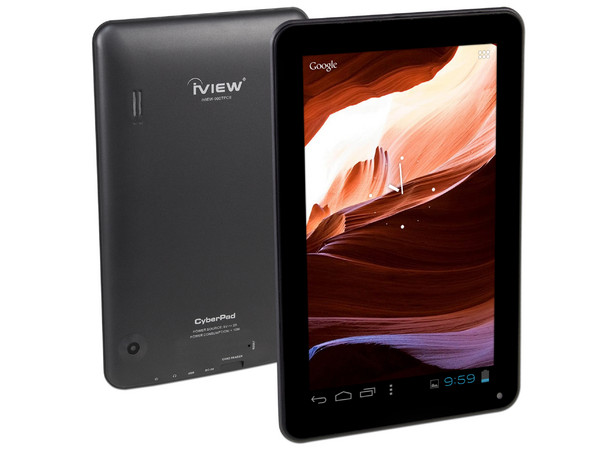Tablet Iview CyberPad con Android 4.0, Wi-Fi, 2 Cámaras, Pantalla Multi-touch Capacitiva de 9