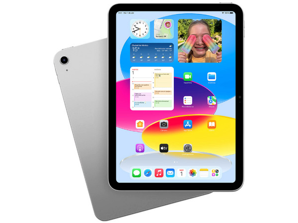 iPad 11 Generación de 256GB con Pantalla Liquid Retina y Tecnología True Tone. Color Plata.